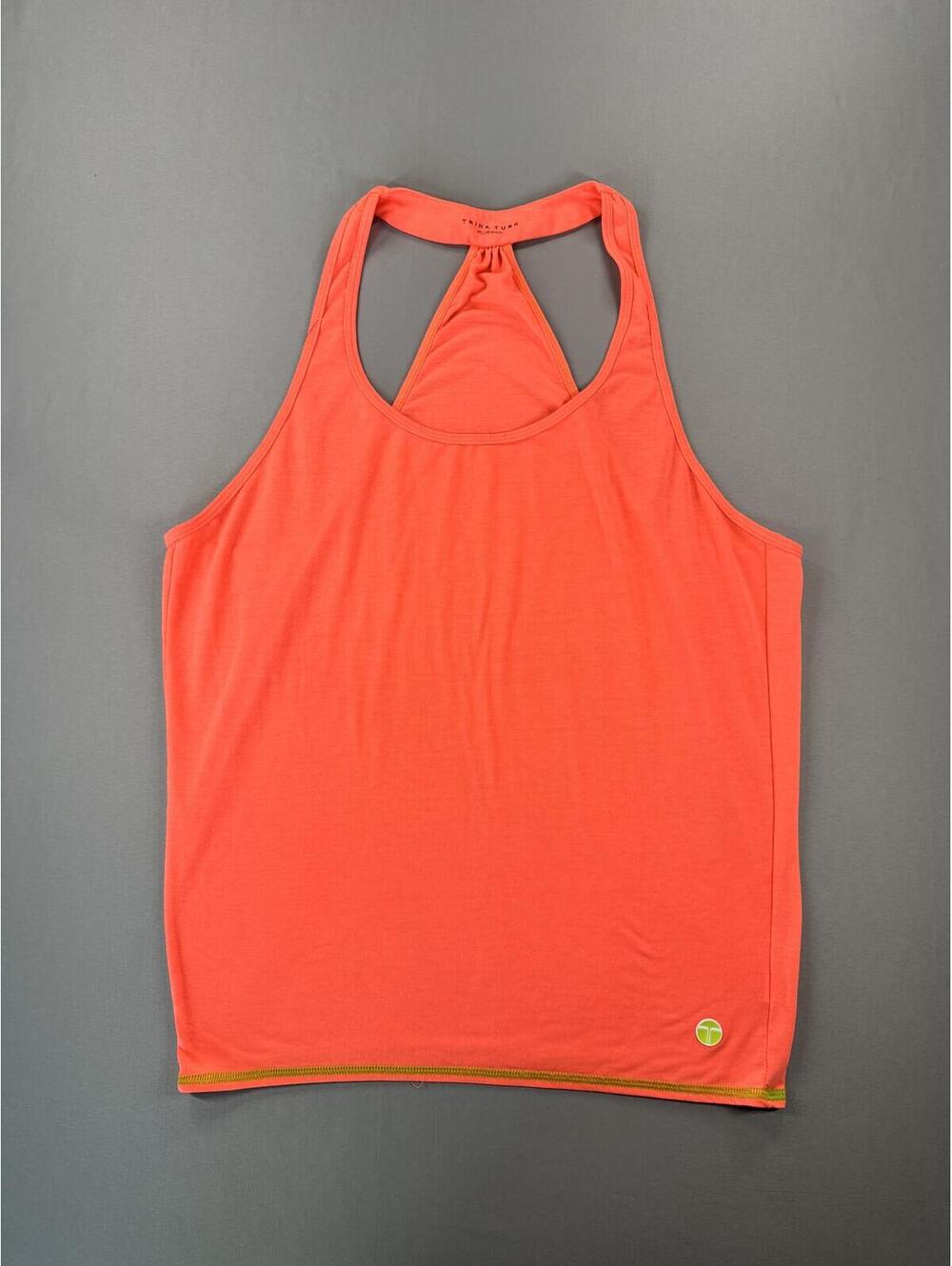 Trina Turk | Large | Coral Recreation Women Racerback Tank Top